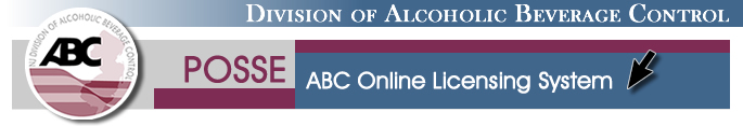 ABC POSSE Online Licensing System