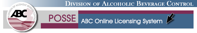 main-abc-posse-header ABC POSSE Online Licensing System
