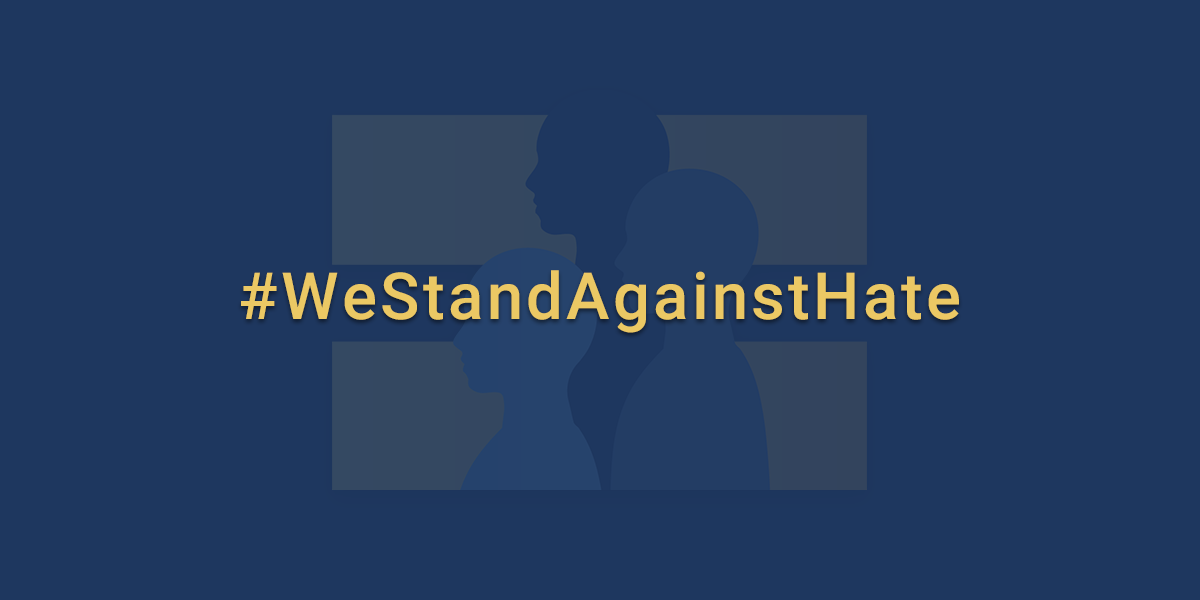 #WeStandAgainstHate