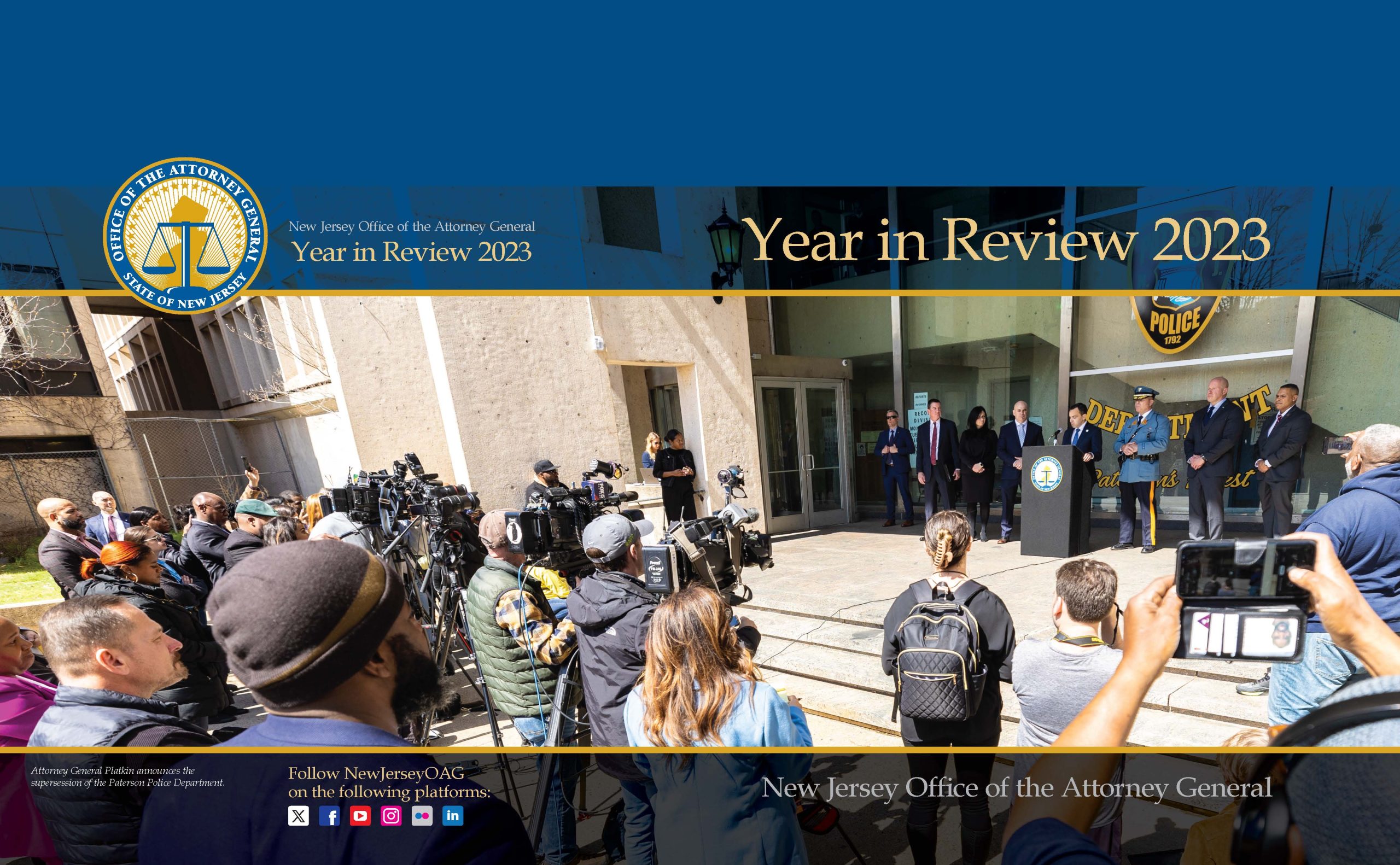 Year in Review New Jersey Office of Attorney General